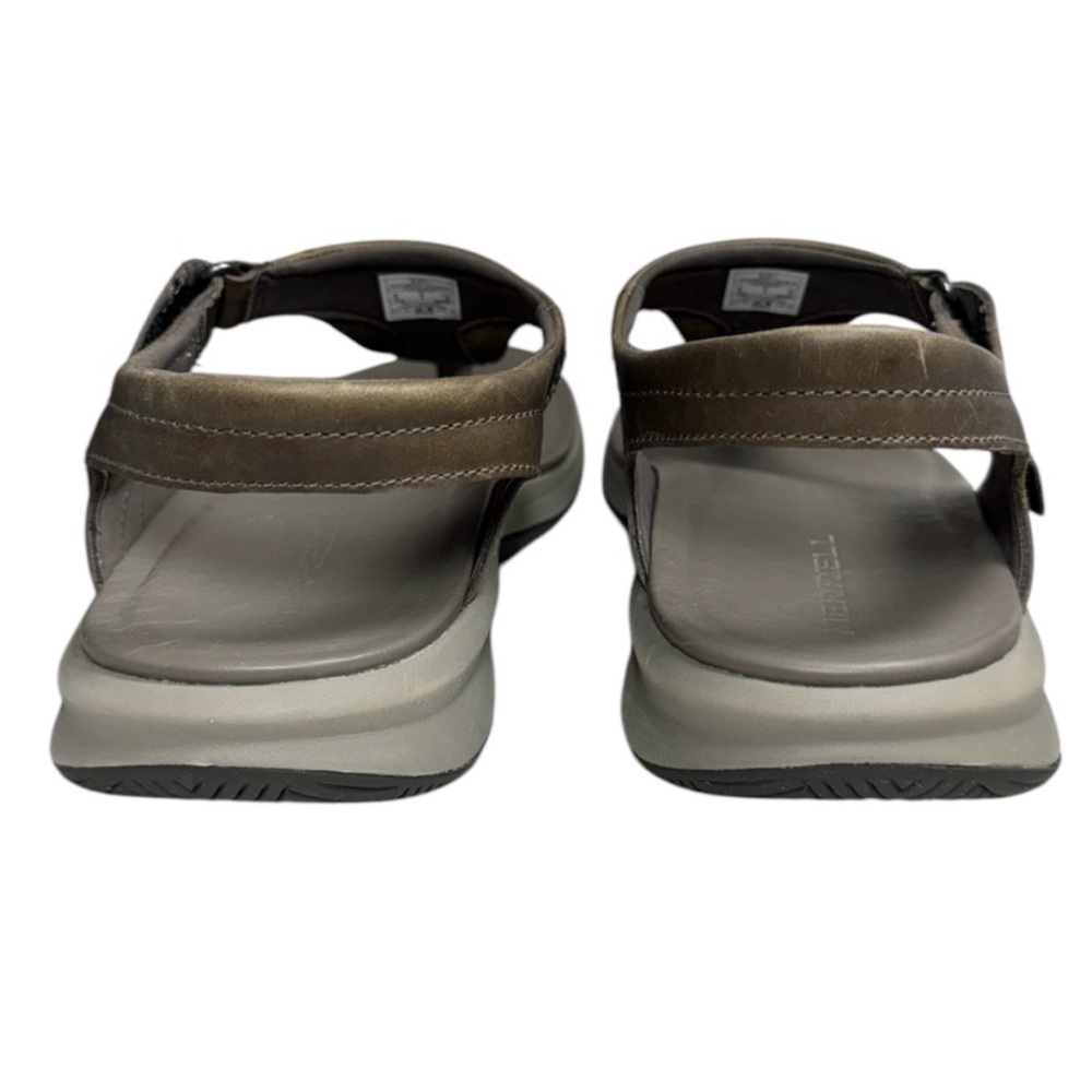 Merrell Tideriser Luna Leather Adjustable T-Strap Brindle Thong Sandals Size 10 - Picture 6 of 15